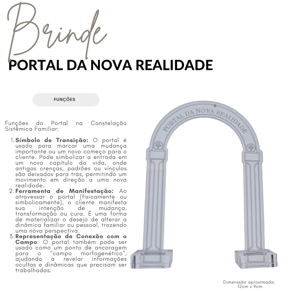 Kit Bonecos Constelação Familiar - Uma Nova Mulher + Brinde